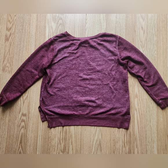 Zoe + Liv Maroon/Burgany Graphic Sweatshirt - Picture 2 of 3